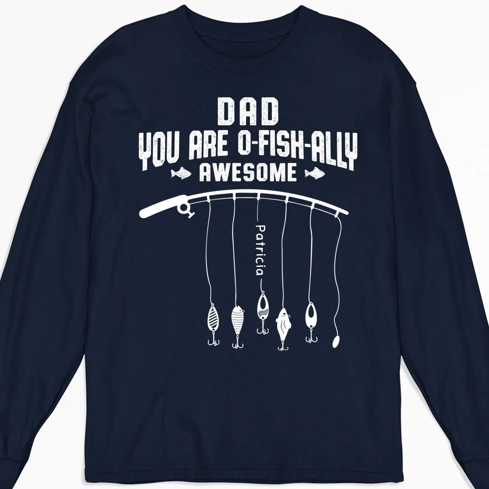 Ofishally Awesome Dad - Personalized Custom Shirt - Image 14