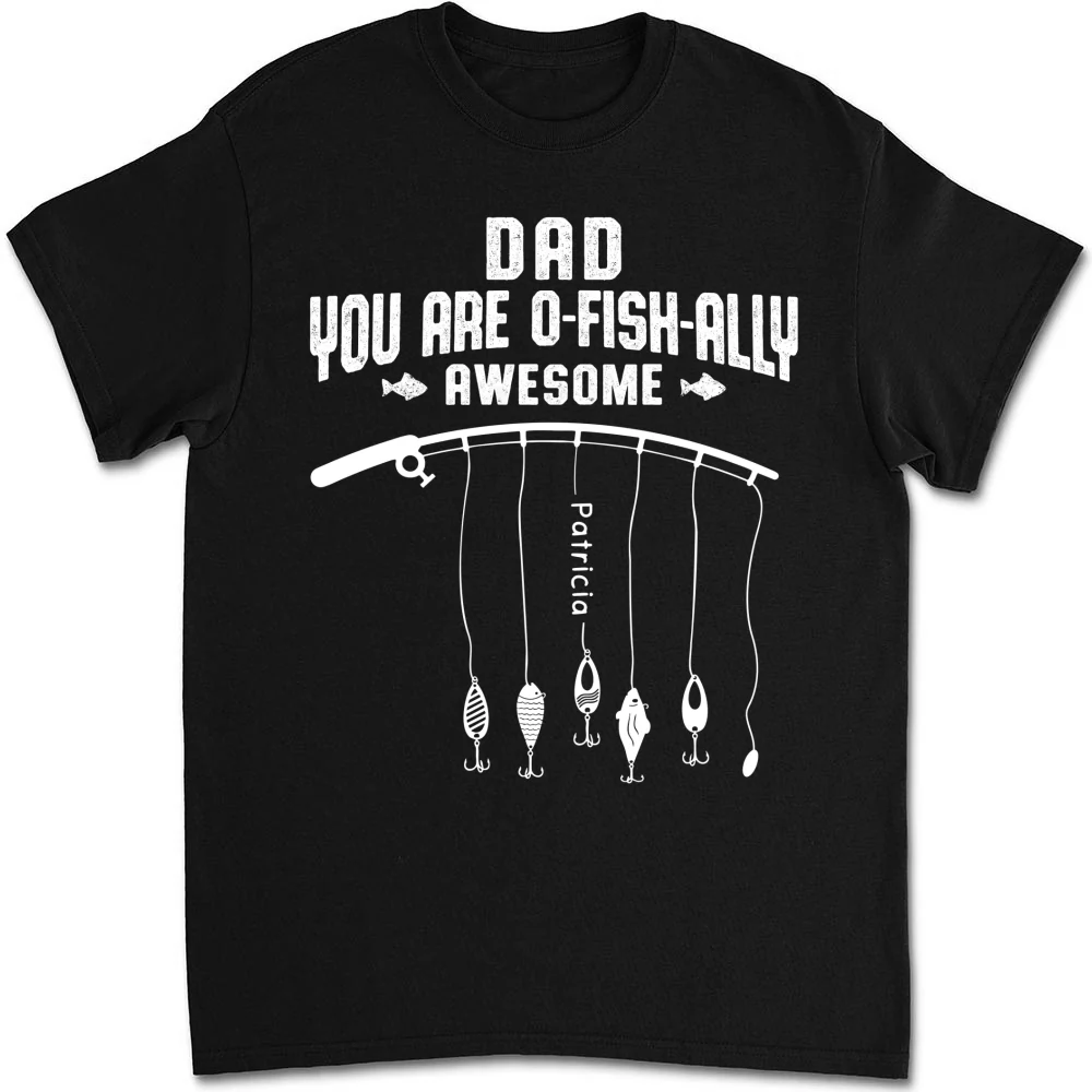 Ofishally Awesome Dad - Personalized Custom Shirt - Image 8