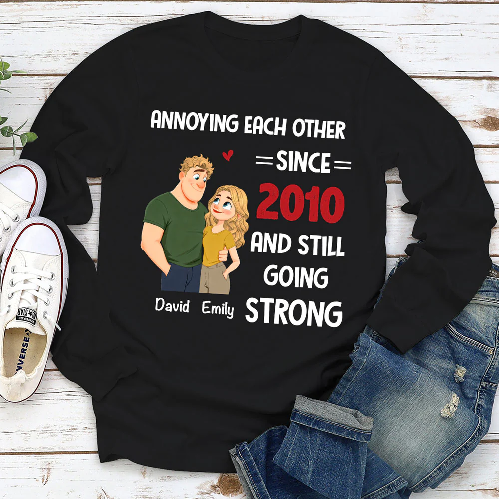 Old But Still In Love - Personalized Custom Shirt - Image 2