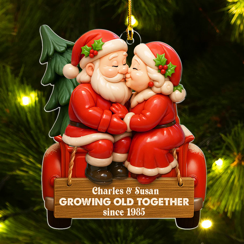 Old Together - Personalized Custom Acrylic Ornament - Image 5