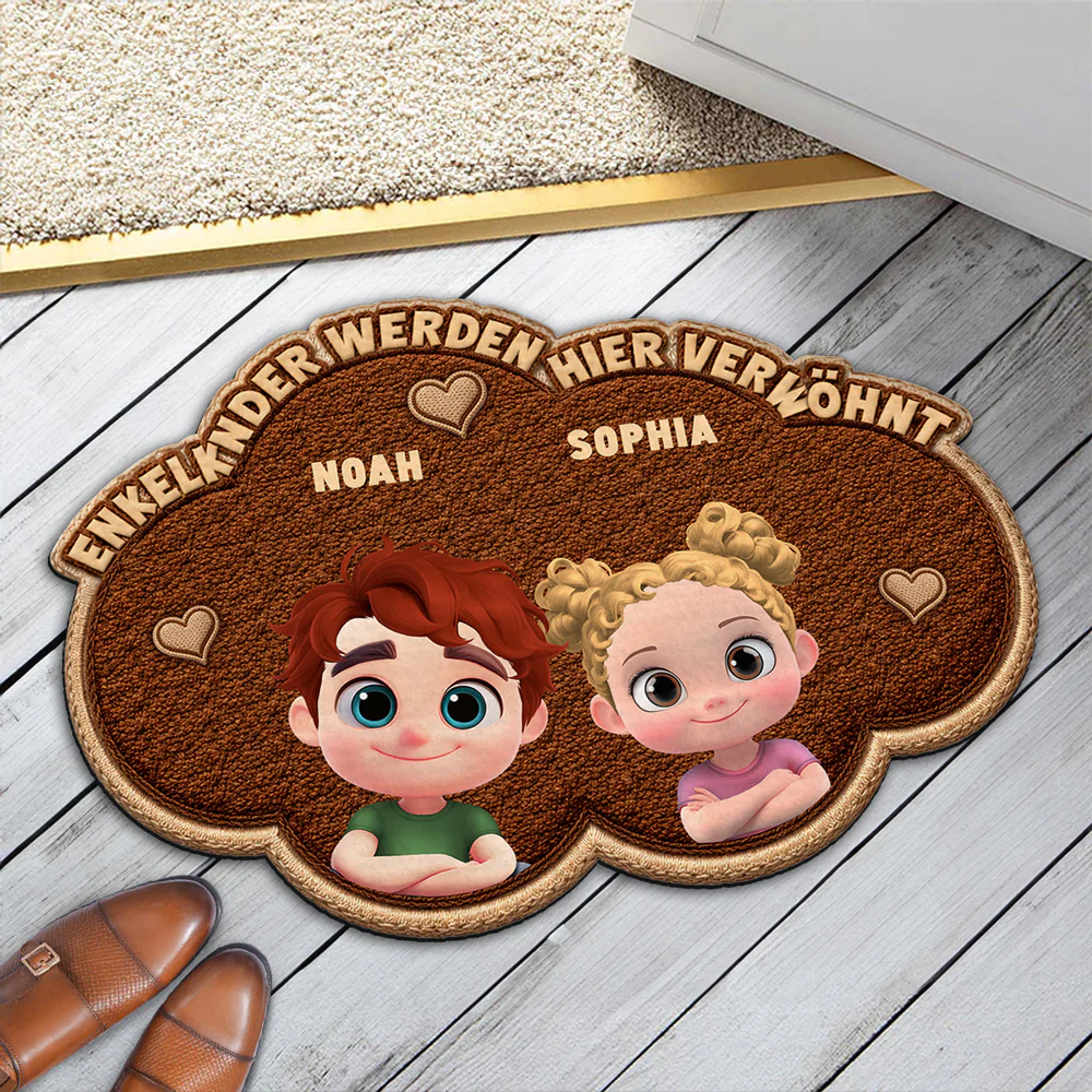 Omas Kleine Lieblinge - Personalisierte Fußmatte - Image 2