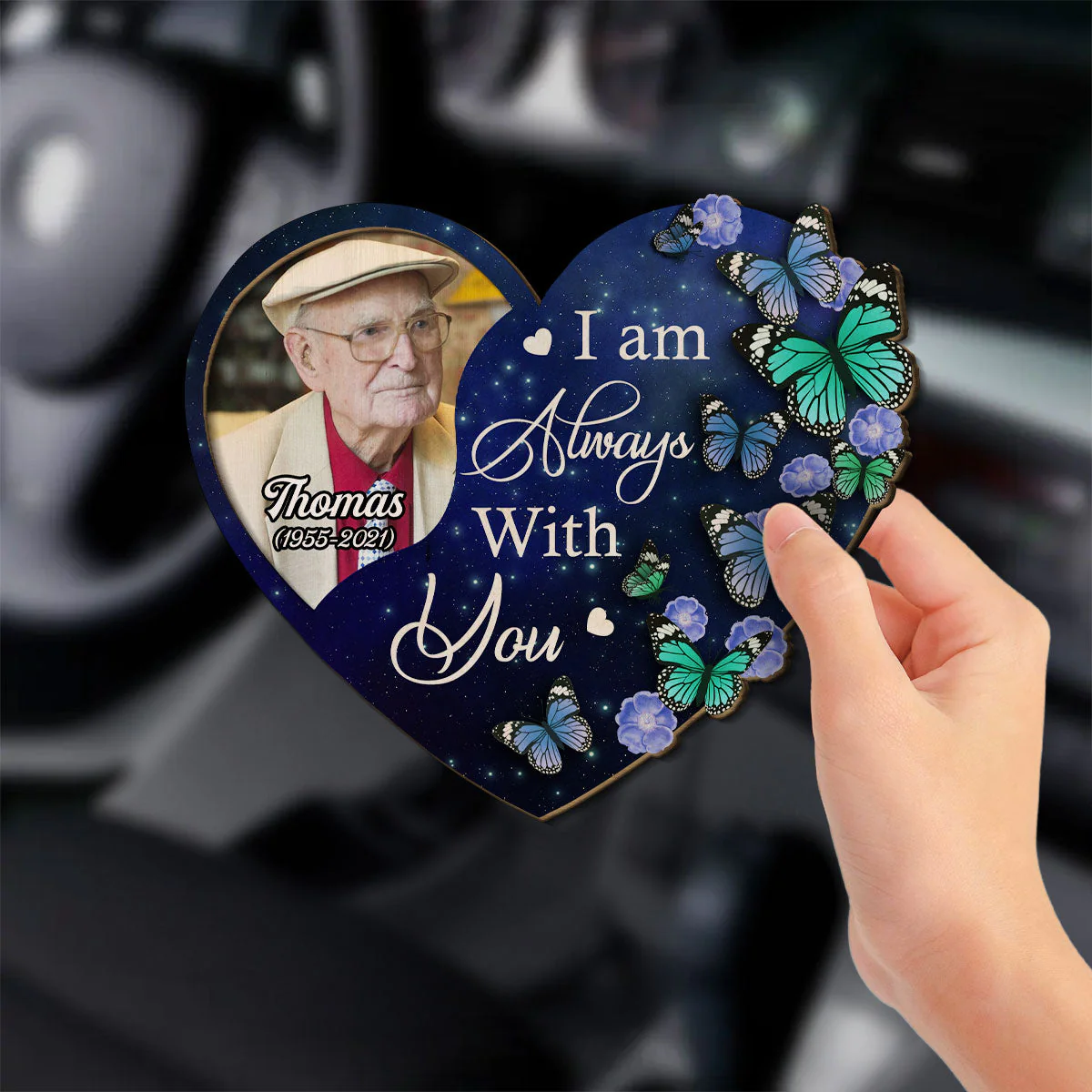 On My Mind - Personalized Custom Car Visor Clip - Image 2