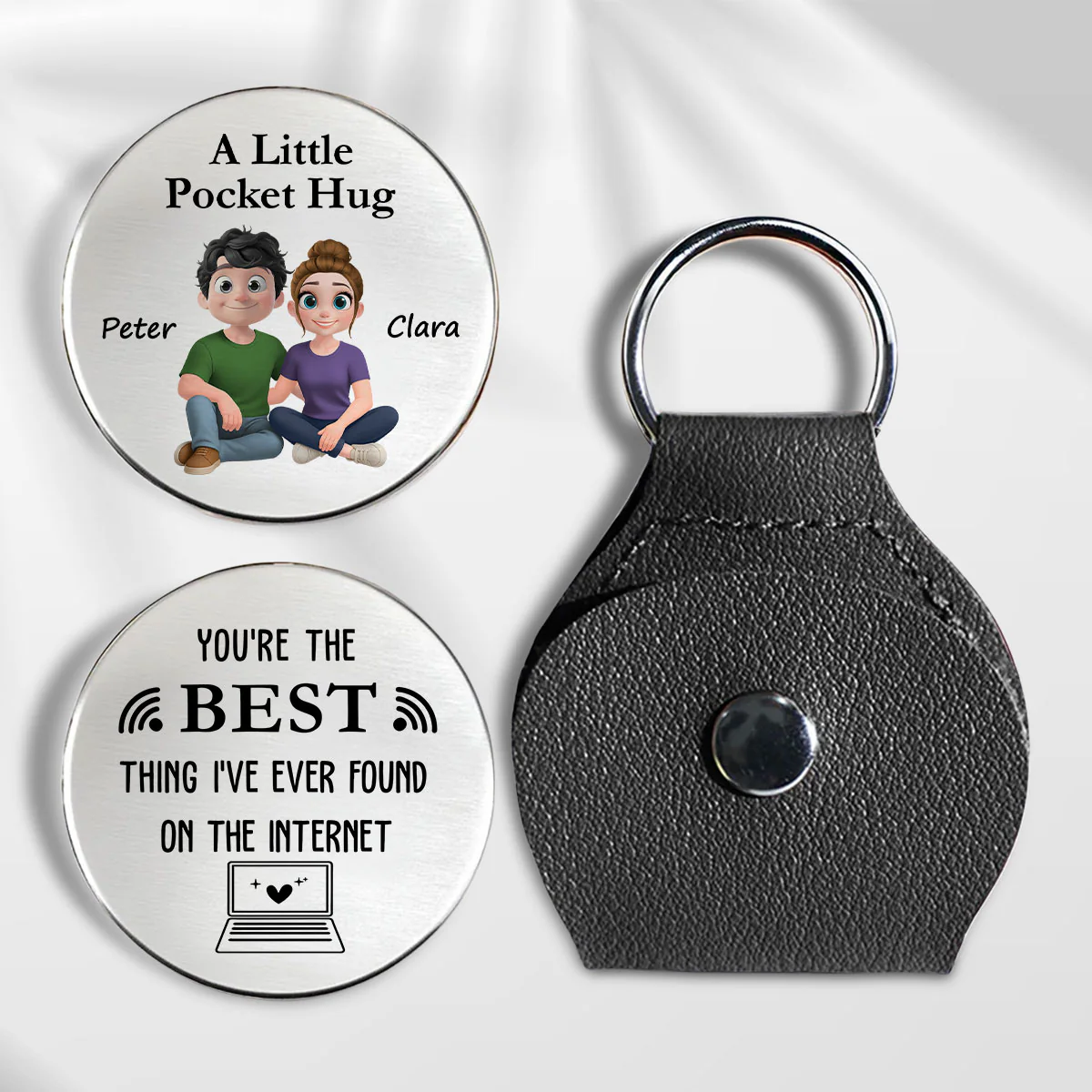 On The Internet - Personalized Custom Pocket Hug - Image 5