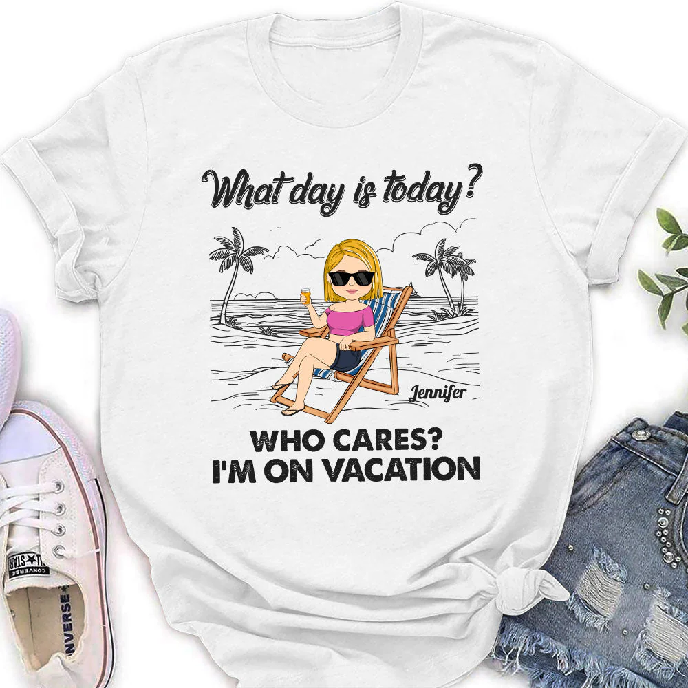 On Vacation - Personalized Custom Shirt - Image 6