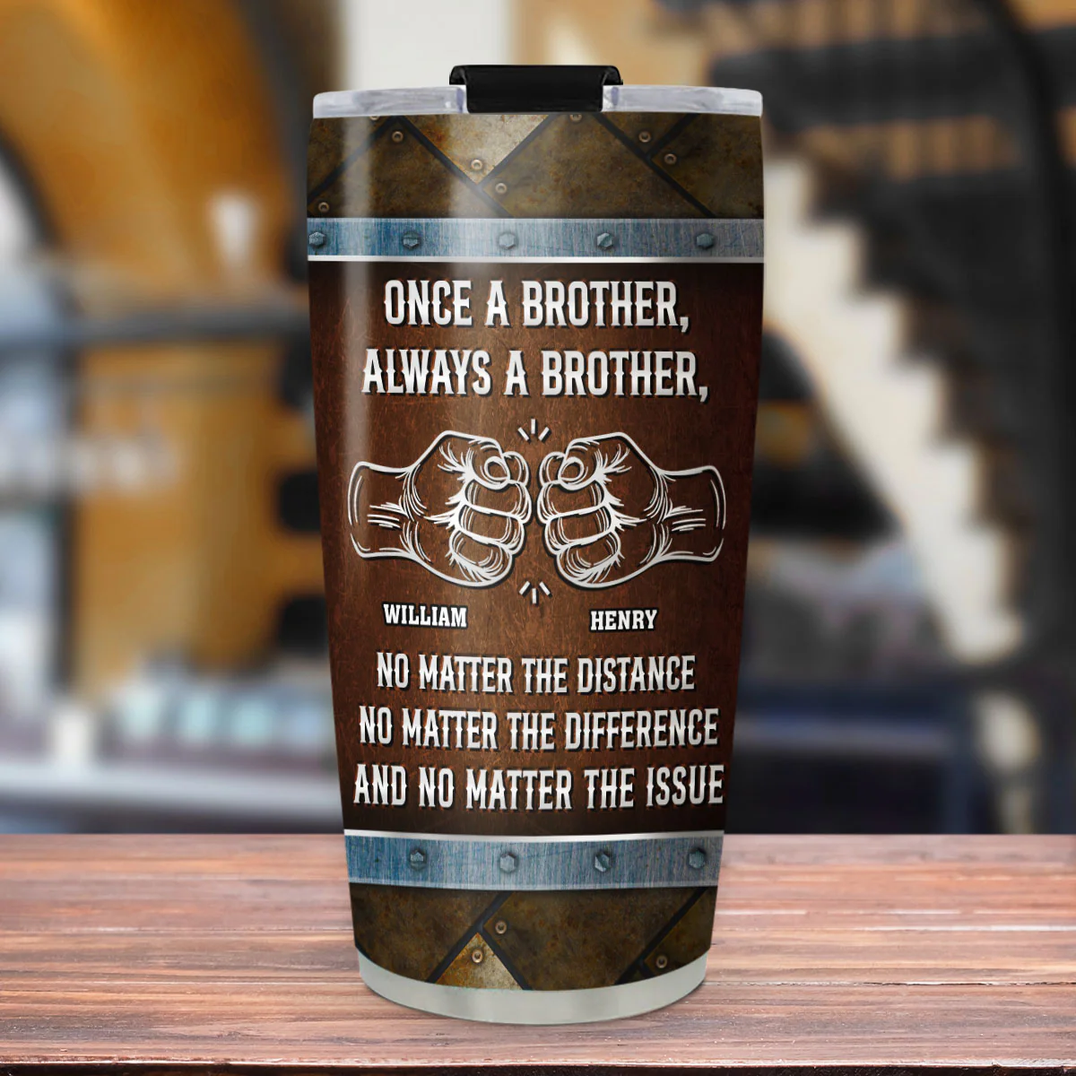 Once A Brother - Personalized Custom Tumbler