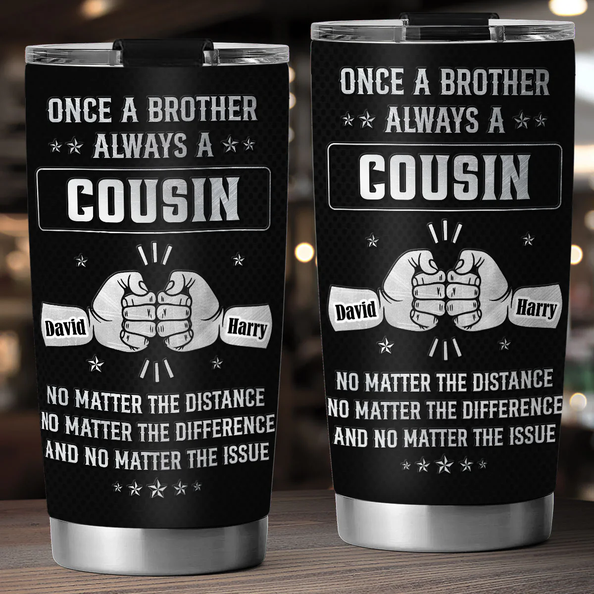 Once Brother - Personalized Custom Tumbler - Image 3