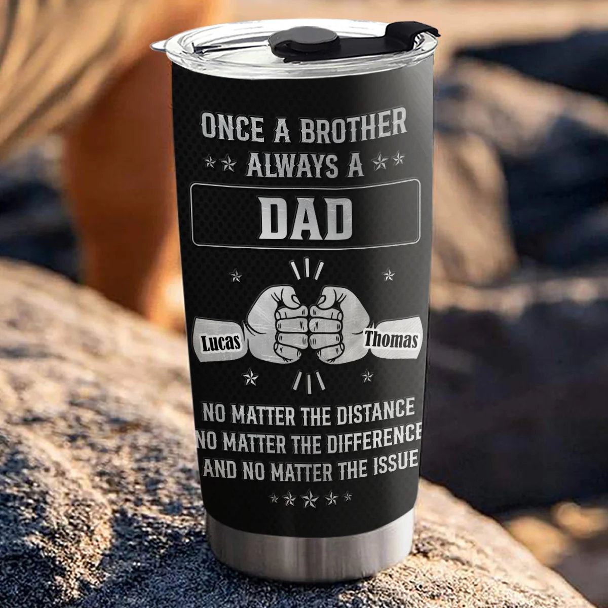 Once Brother - Personalized Custom Tumbler - Image 4