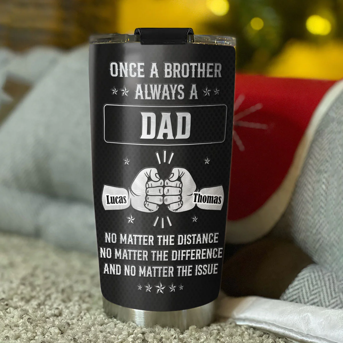 Once Brother - Personalized Custom Tumbler - Image 5