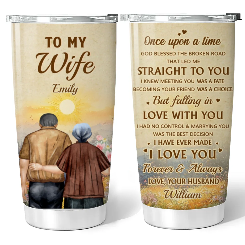 Once Upon A Time I Meet You - Personalized Custom Tumbler - Image 6
