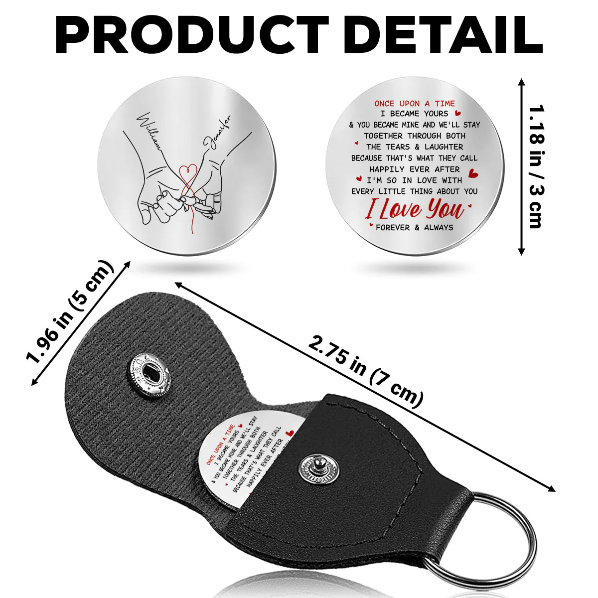 Once Upon A Time - Personalized Custom Pocket Hug - Image 5