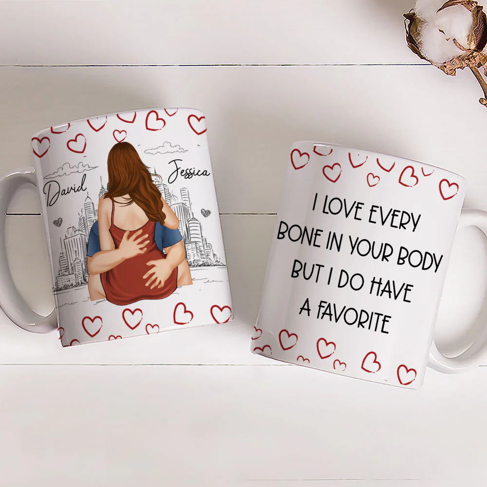One Bone Gets Extra Love - Personalized Custom Coffee Mug - Image 2