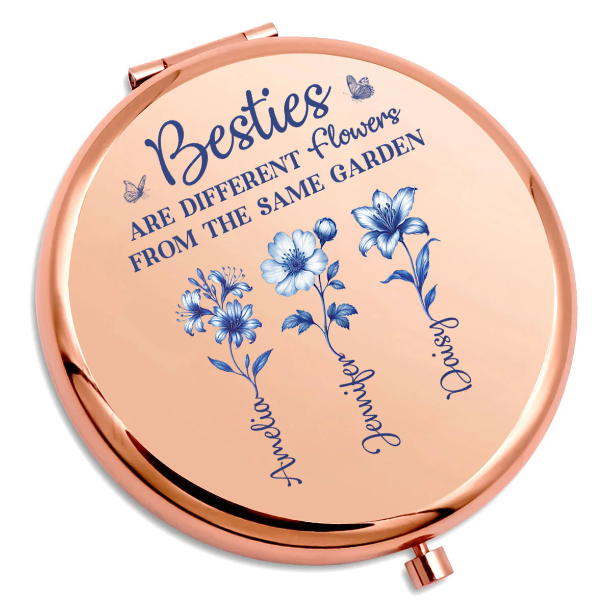 One Garden Endless Flowers - Personalized Custom Compact Mirror - Image 4