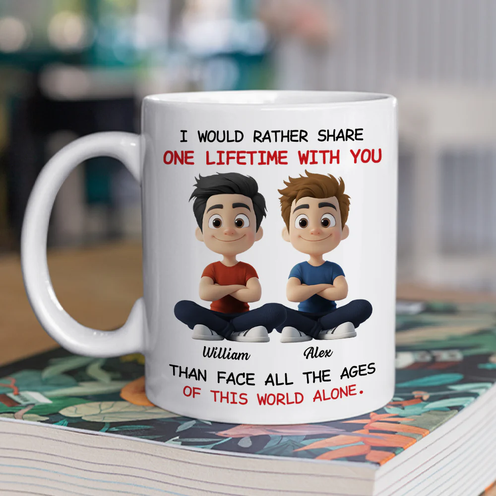 One Lifetime With You - Personalized Custom Coffee Mug - Image 2