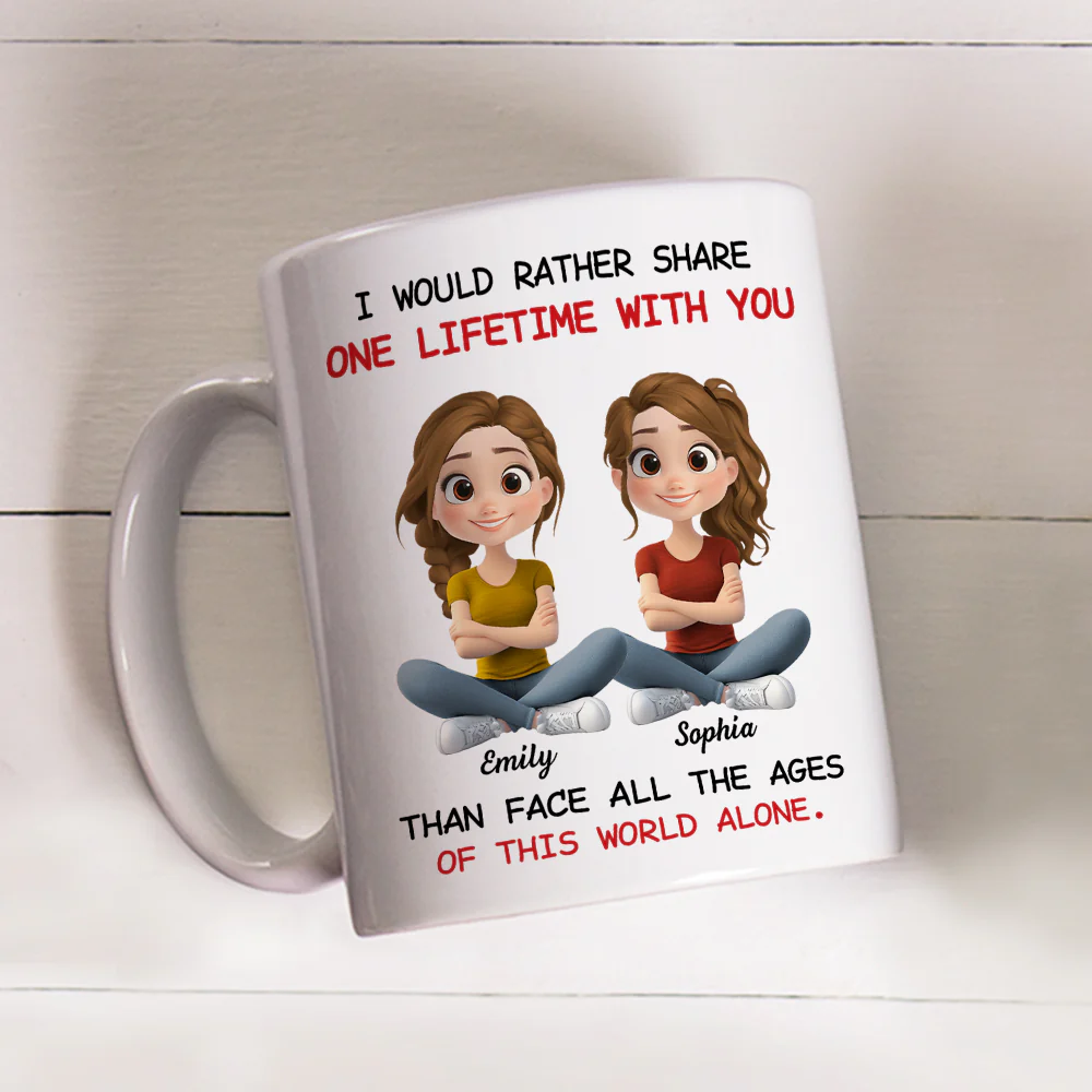 One Lifetime With You - Personalized Custom Coffee Mug - Image 4