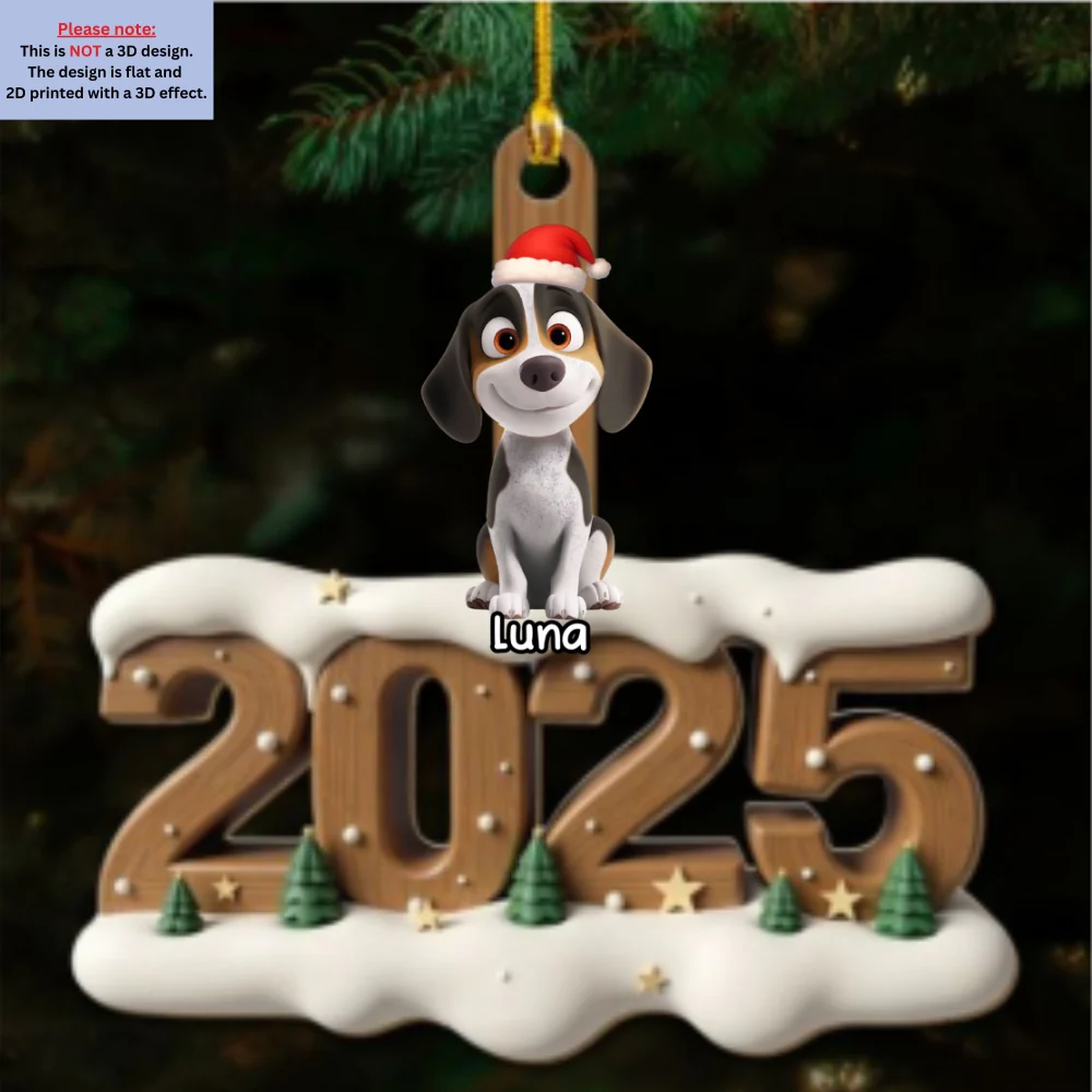 Only All Of You This Year - Personalized Custom 3D Effect Wood Ornament - Image 5