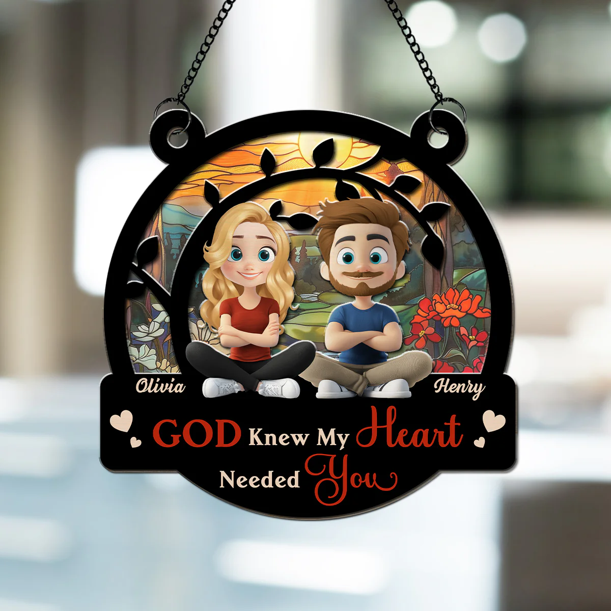 Only God Knew - Personalized Custom Suncatcher - Image 3