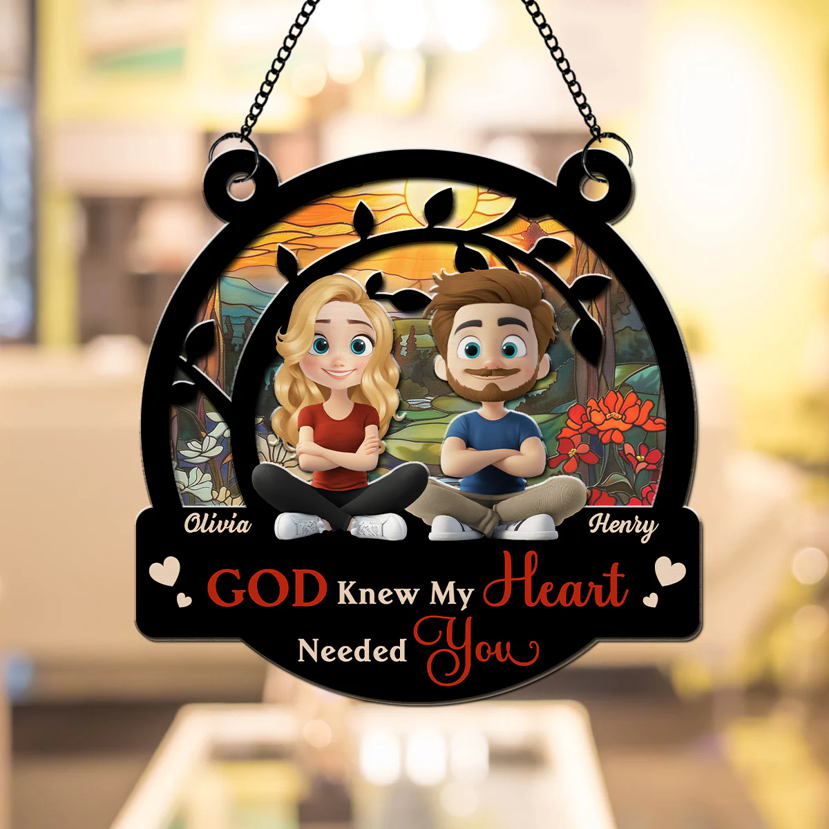 Only God Knew - Personalized Custom Suncatcher - Image 4