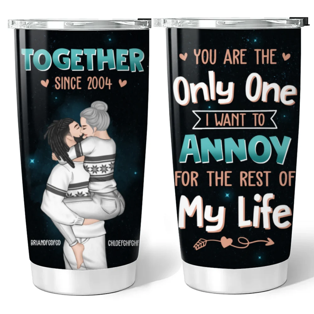 Only One To Annoy - Personalized Custom Tumbler - Image 5