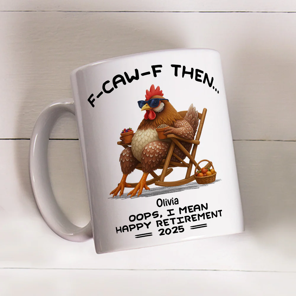 Oops I Mean Happy Retirement - Personalized Custom Coffee Mug - Image 2