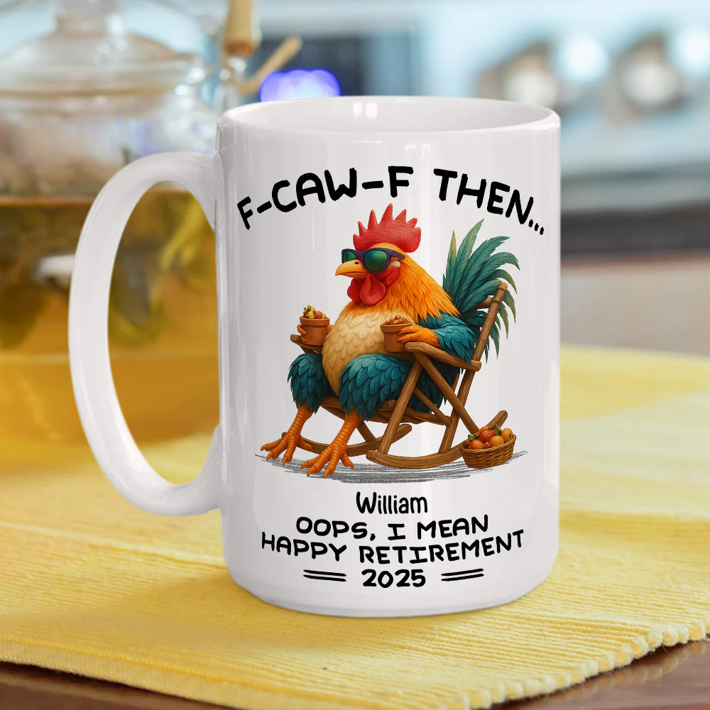Oops I Mean Happy Retirement - Personalized Custom Coffee Mug - Image 4