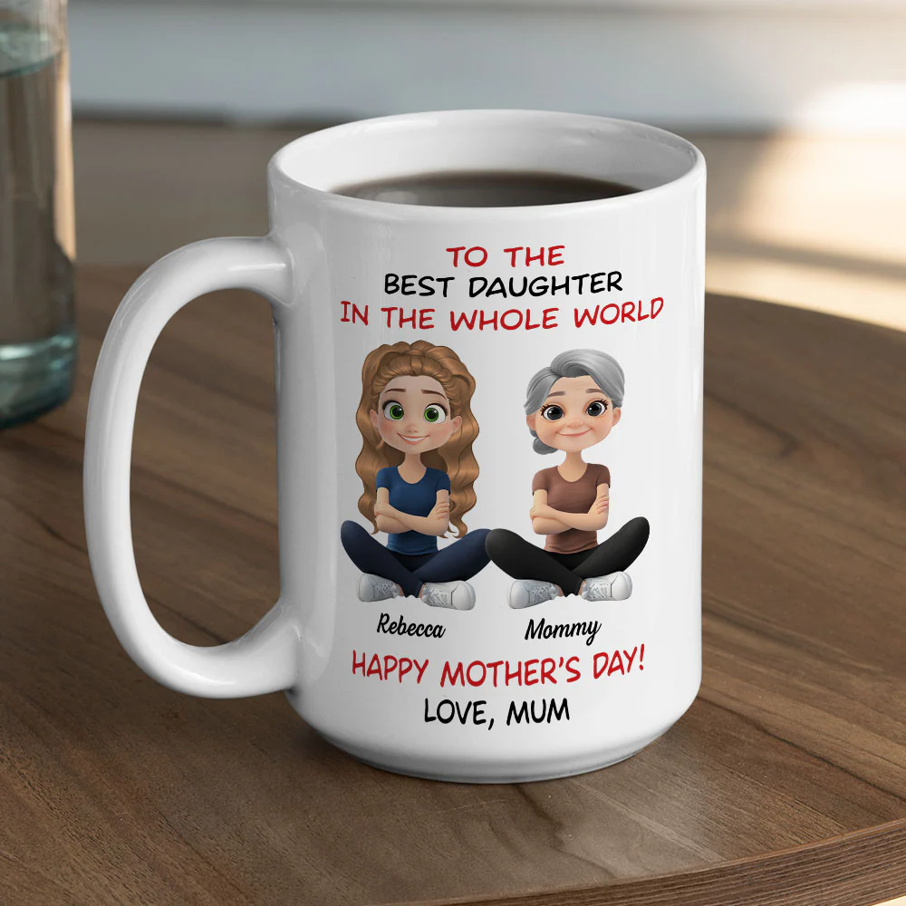Our Bond Never Breaks - Personalized Custom Coffee Mug - Image 5