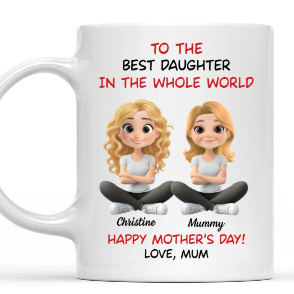 Our Bond Never Breaks - Personalized Custom Coffee Mug - Image 7