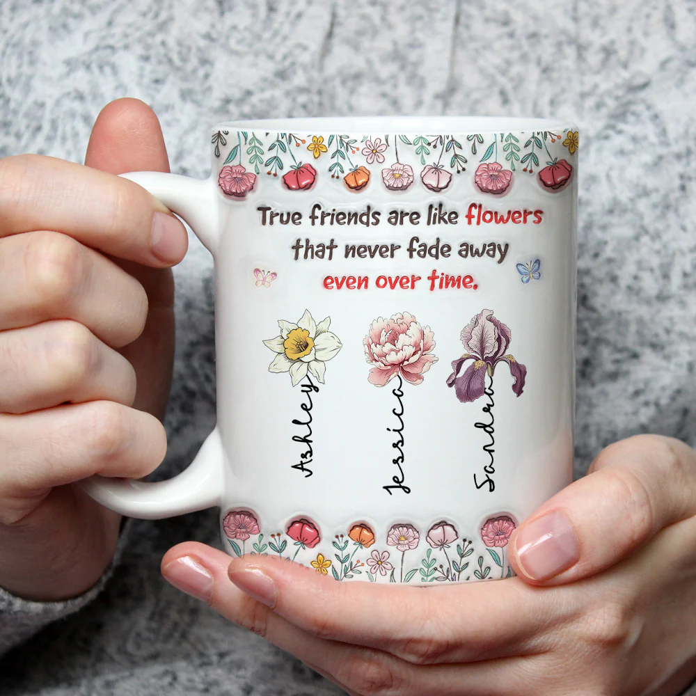 Our Bond Will Never Fade - Personalized Custom 3D Inflated Effect Mug - Image 3