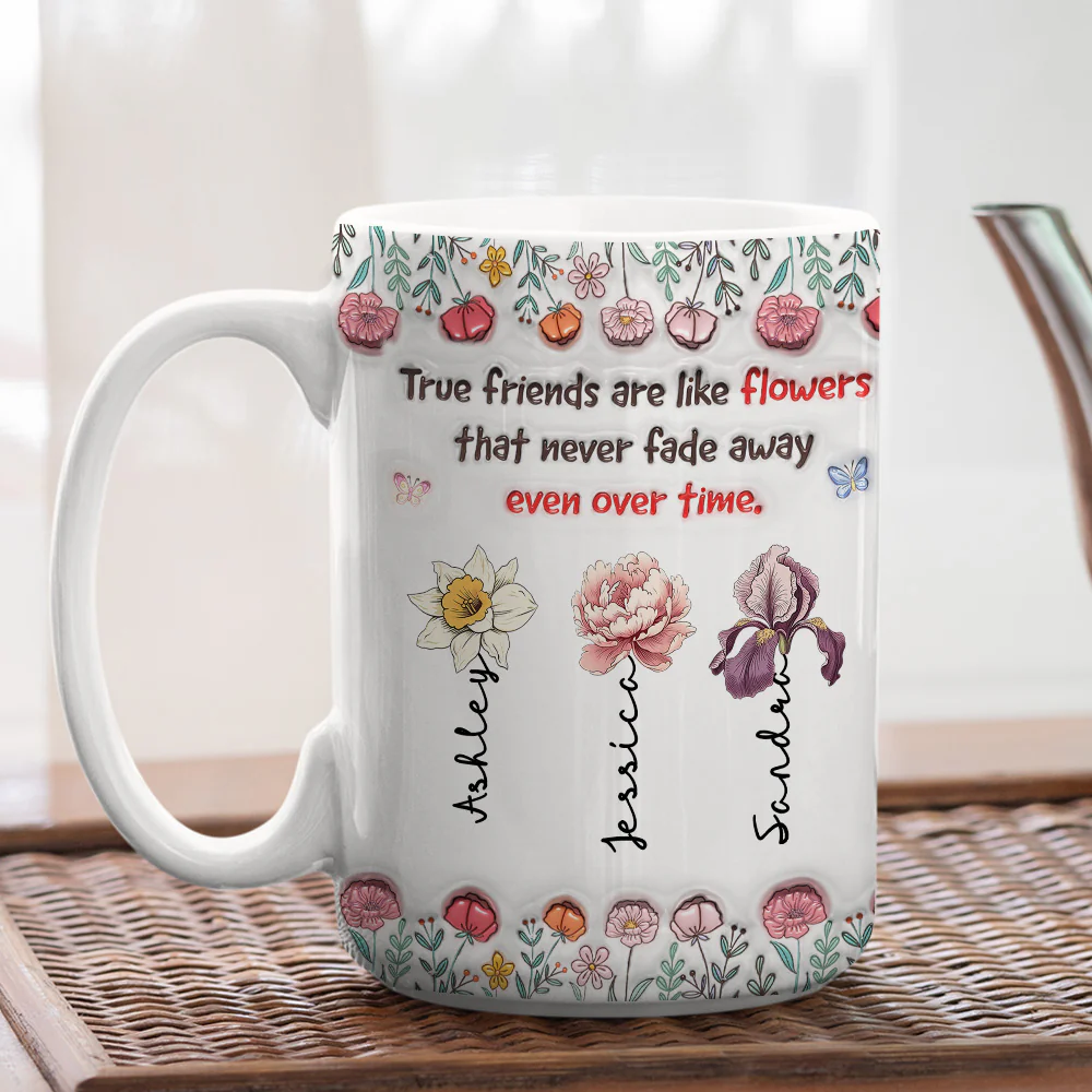 Our Bond Will Never Fade - Personalized Custom 3D Inflated Effect Mug - Image 4