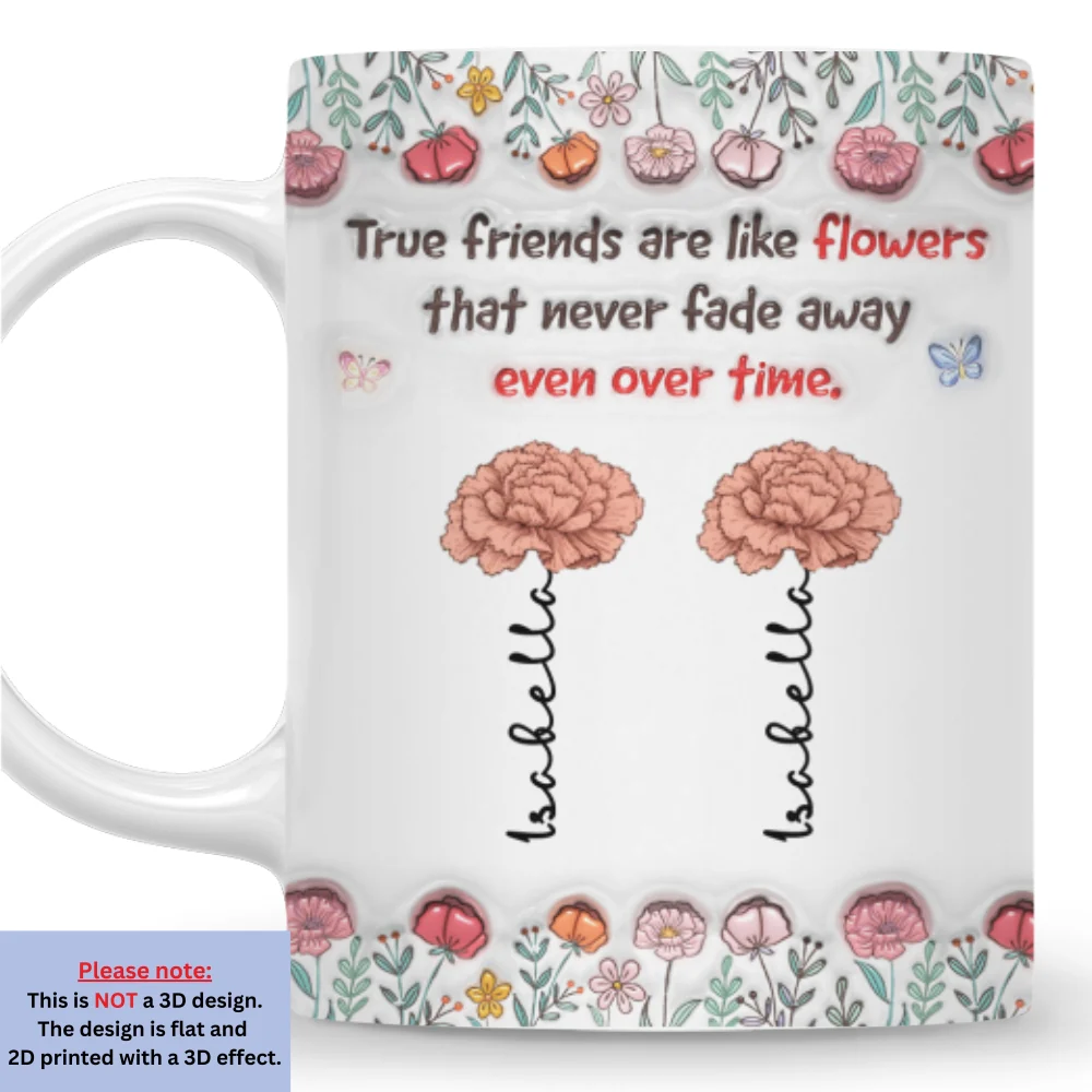 Our Bond Will Never Fade - Personalized Custom 3D Inflated Effect Mug - Image 7