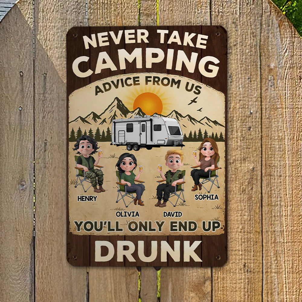 Our Camping Trips Get Wild - Personalized Custom Metal Signs - Image 2