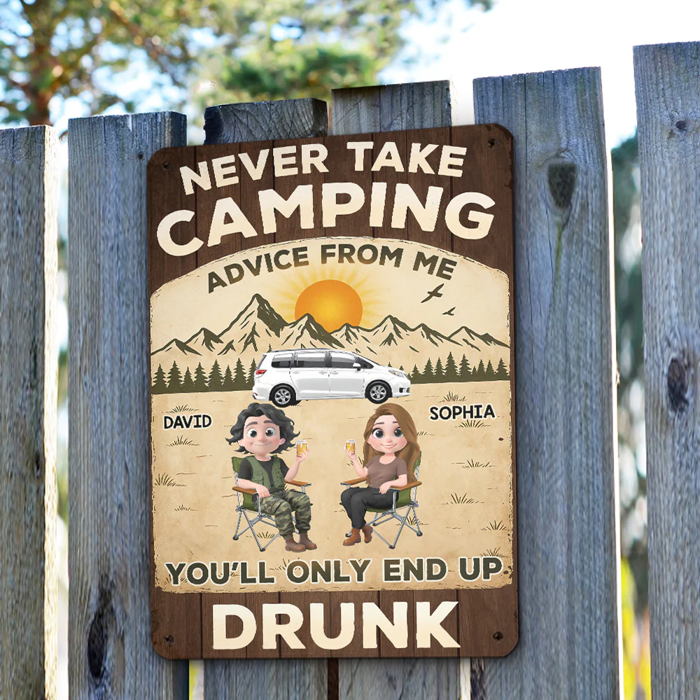 Our Camping Trips Get Wild - Personalized Custom Metal Signs - Image 3
