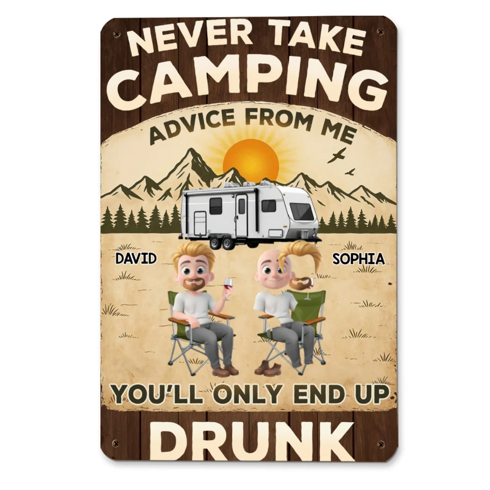 Our Camping Trips Get Wild - Personalized Custom Metal Signs - Image 5