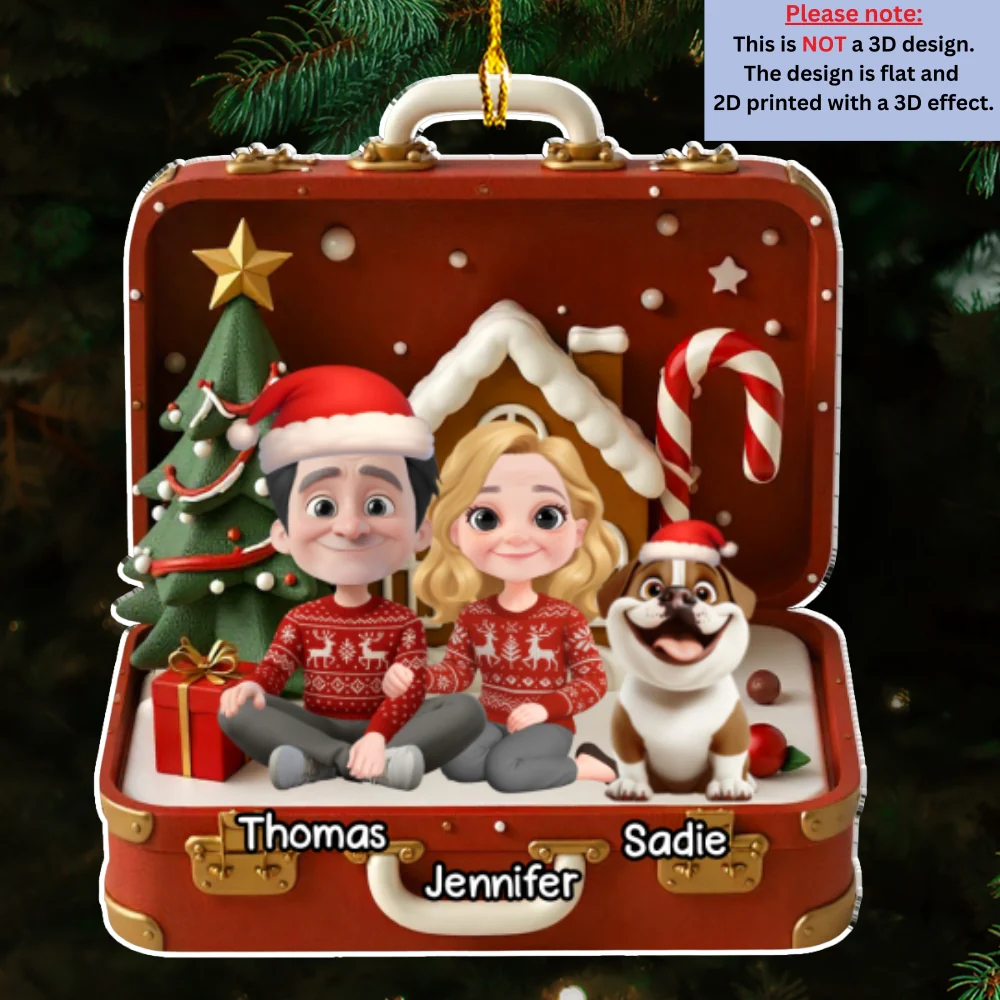 Our Christmas - Personalized Custom Acrylic Ornament - Image 6