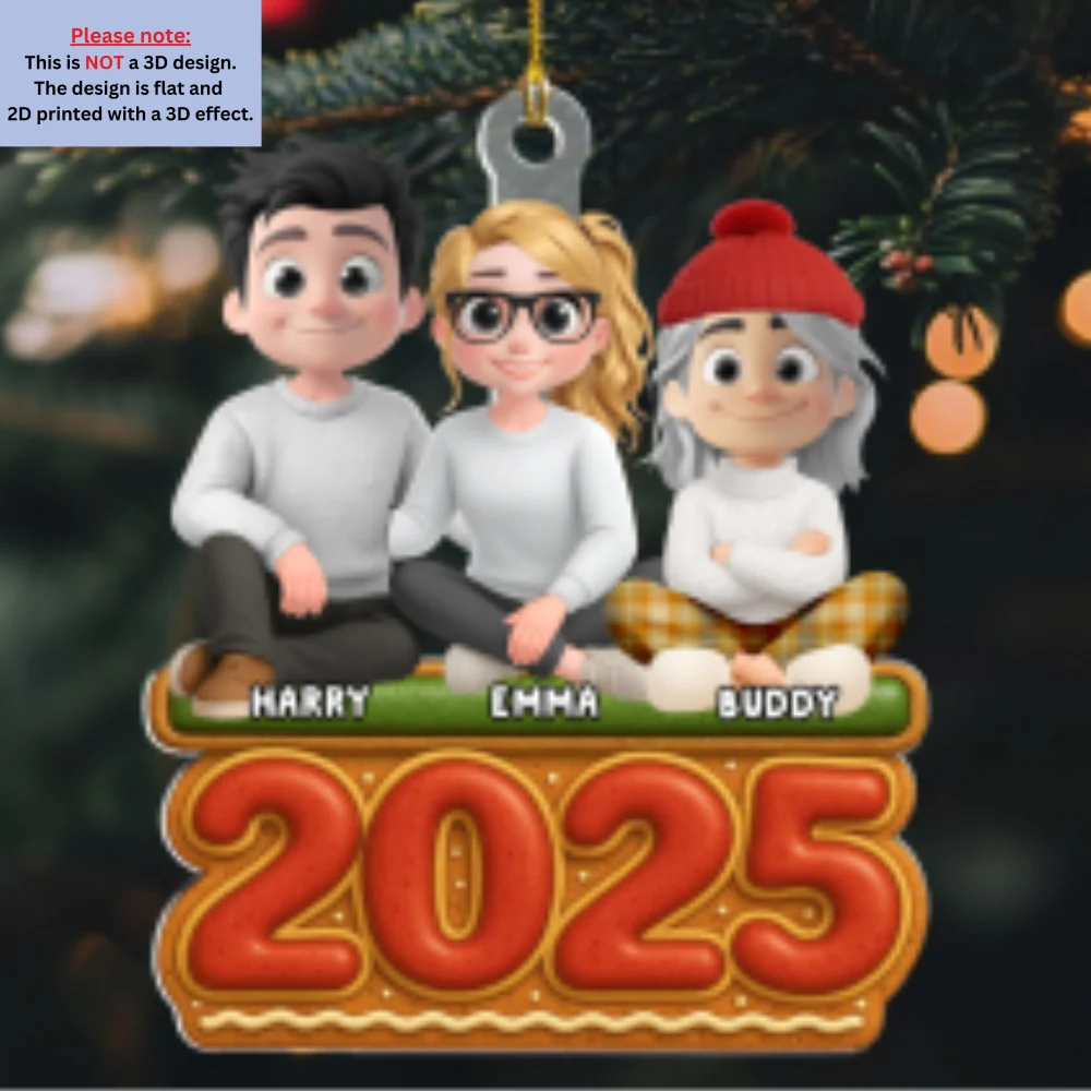 Our Family Cookies Pet Version - Personalized Custom Acrylic Ornament - Image 6