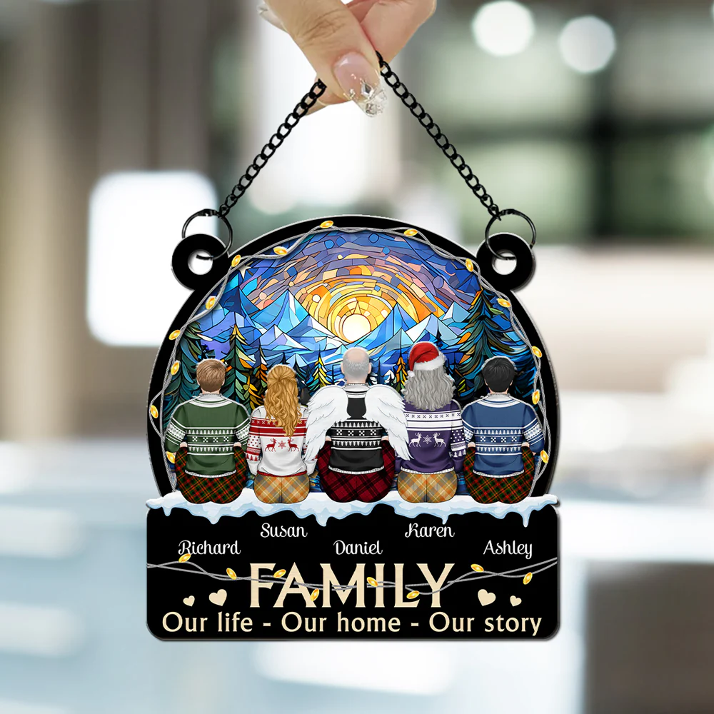Our Family - Personalized Custom Suncatcher - Image 3