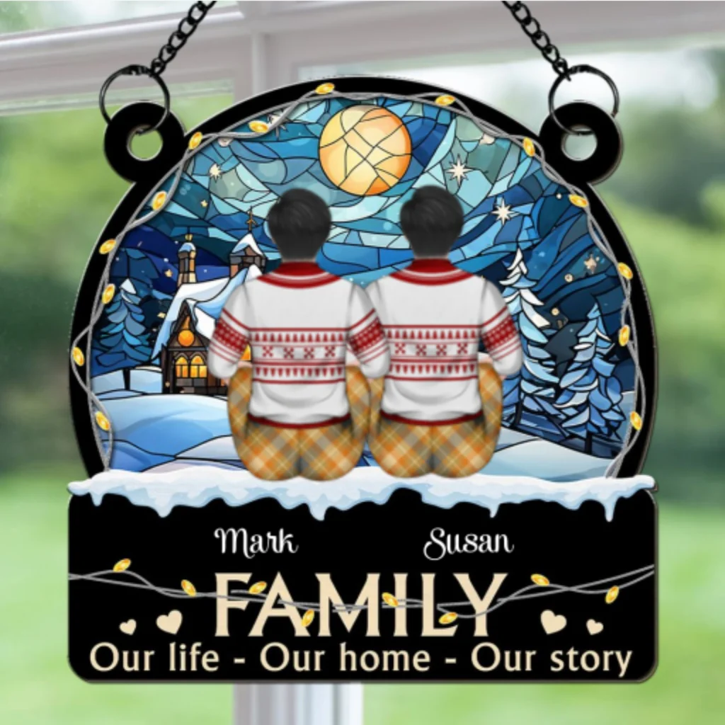 Our Family - Personalized Custom Suncatcher - Image 6