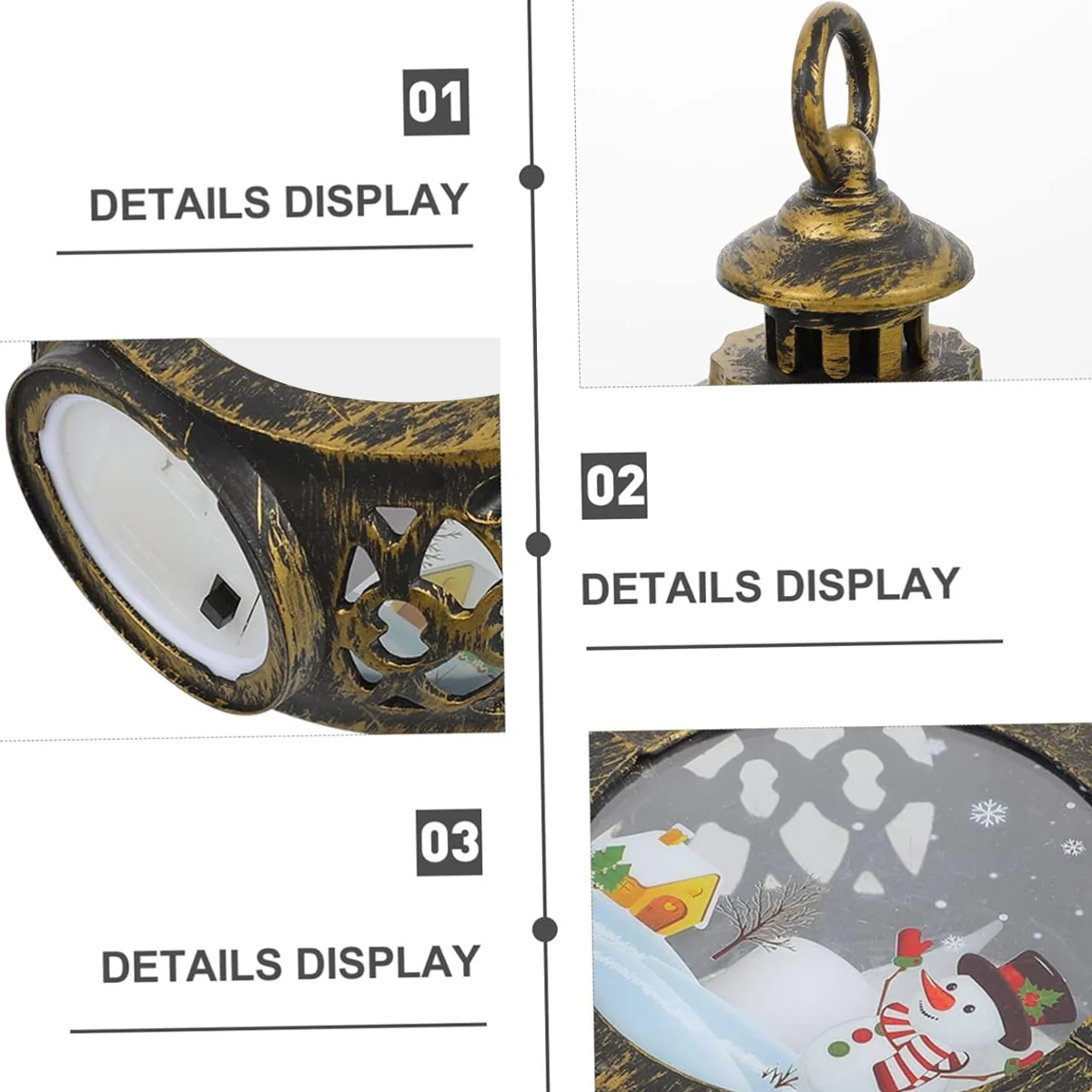 Our First Christmas - Personalized Custom Christmas Lantern - Image 6