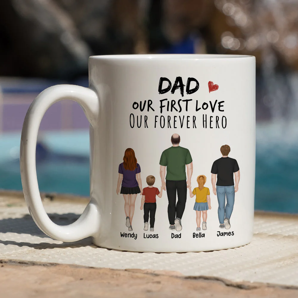 Our Forever Hero - Personalized Custom Coffee Mug - Image 5