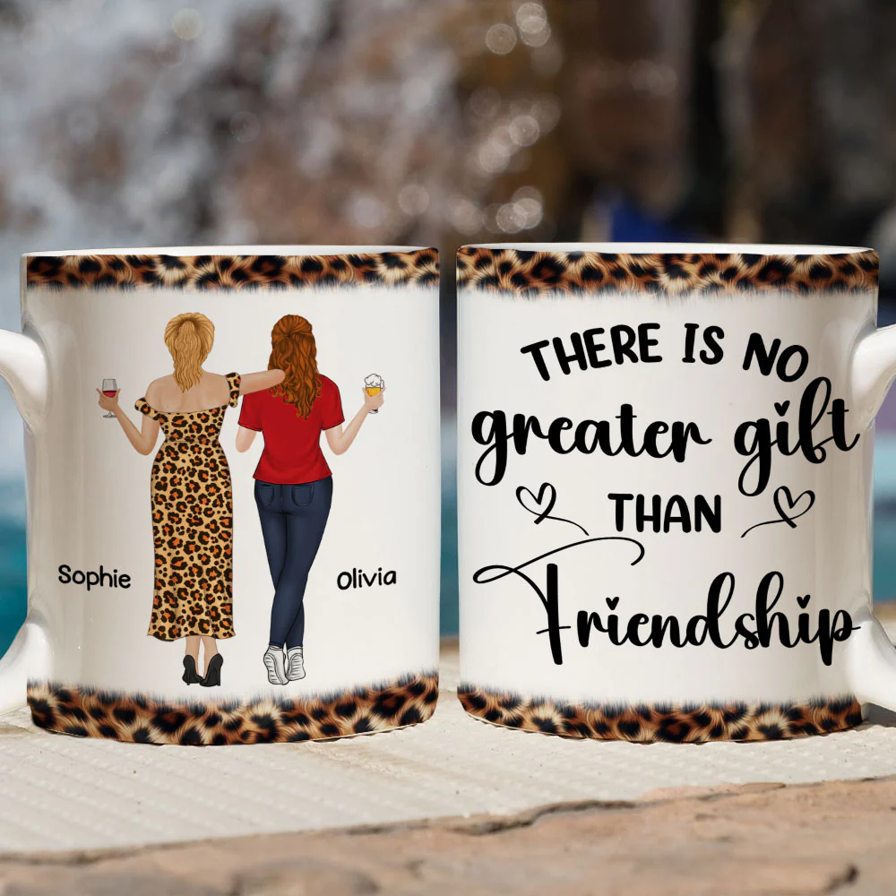 Our Friendship - Personalized Custom Coffee Mug - Image 2
