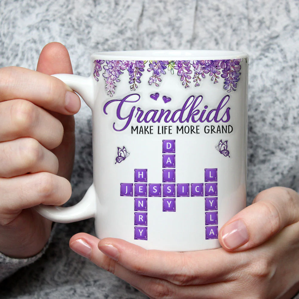 Our Grandma - Personalized Custom 3D Inflated Effect Mug - Image 2