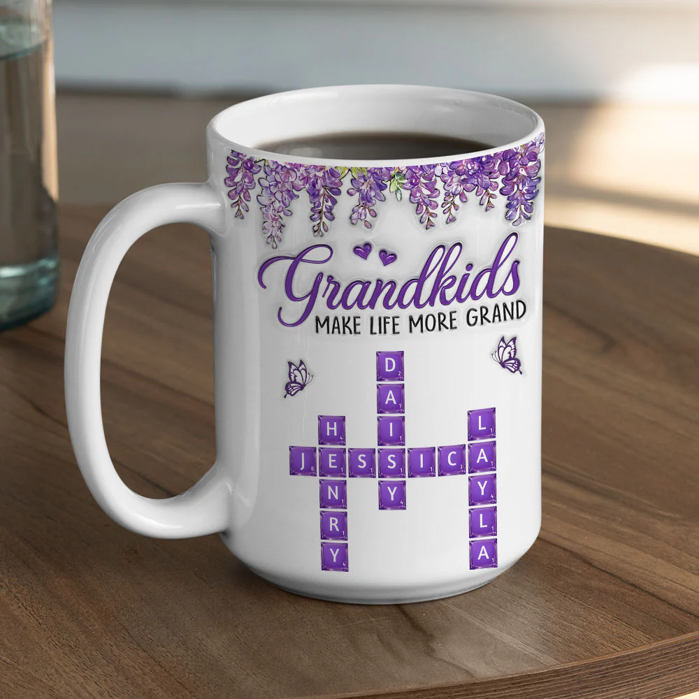 Our Grandma - Personalized Custom 3D Inflated Effect Mug - Image 5