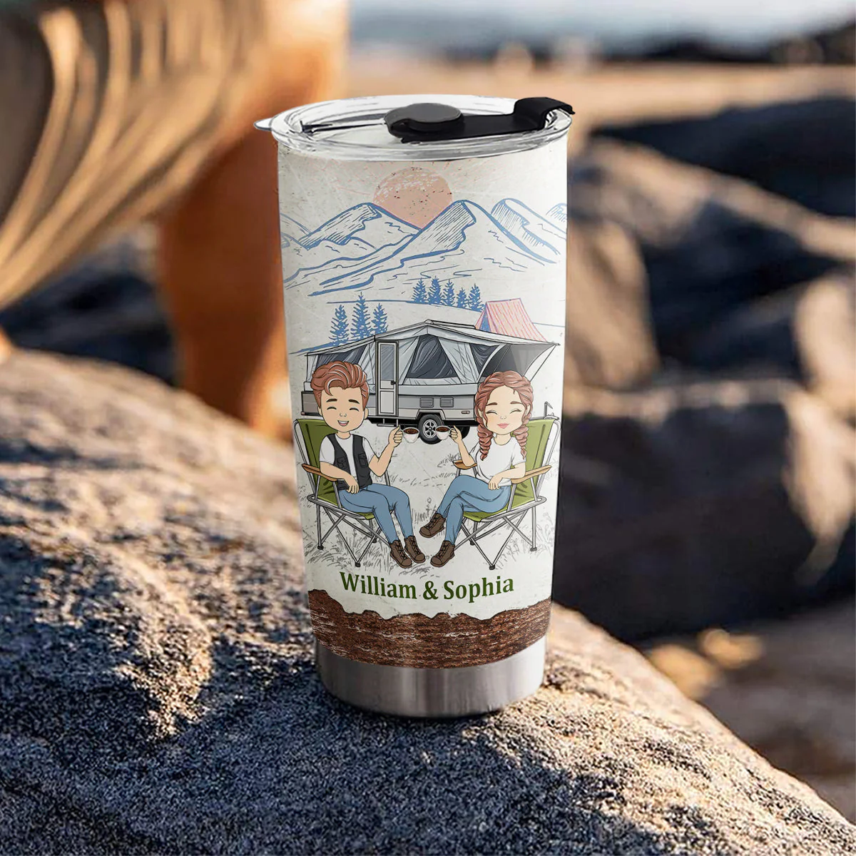 Our Journey Has Been A Challenge We Have Gone Through Many Things - Personalized Custom Tumbler - Image 4