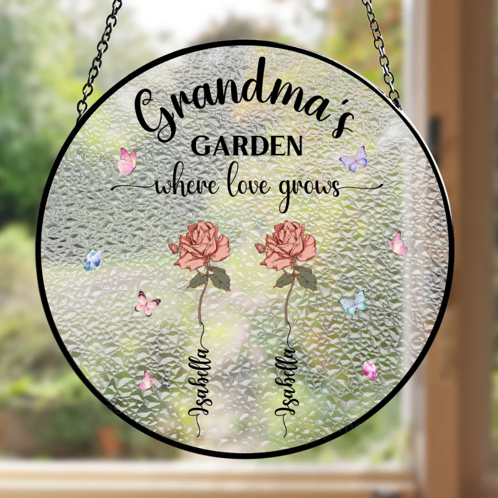 Our Love Grows Here - Window Hanging Suncatcher - Image 5