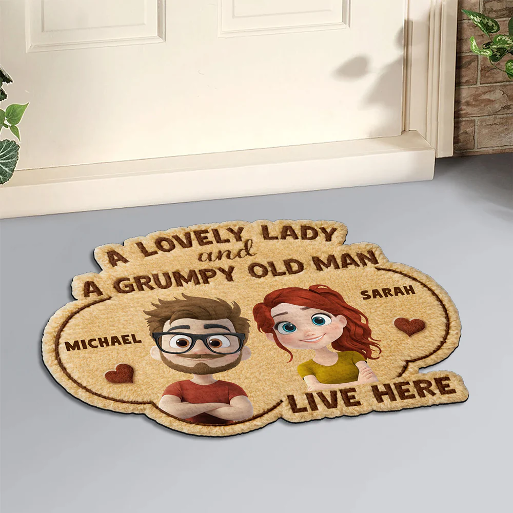 Our Love Live Here - Personalized Custom Doormat - Image 2