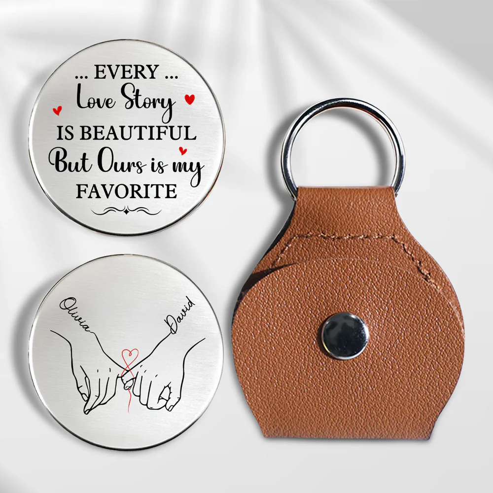 Our Love Story - Personalized Custom Pocket Hug