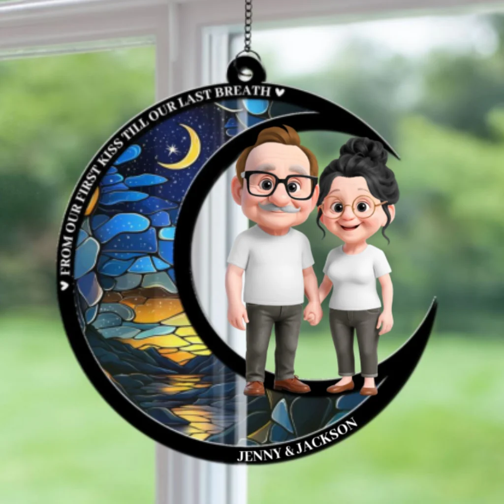 Our Love Through The Years - Personalized Custom Suncatcher - Image 6