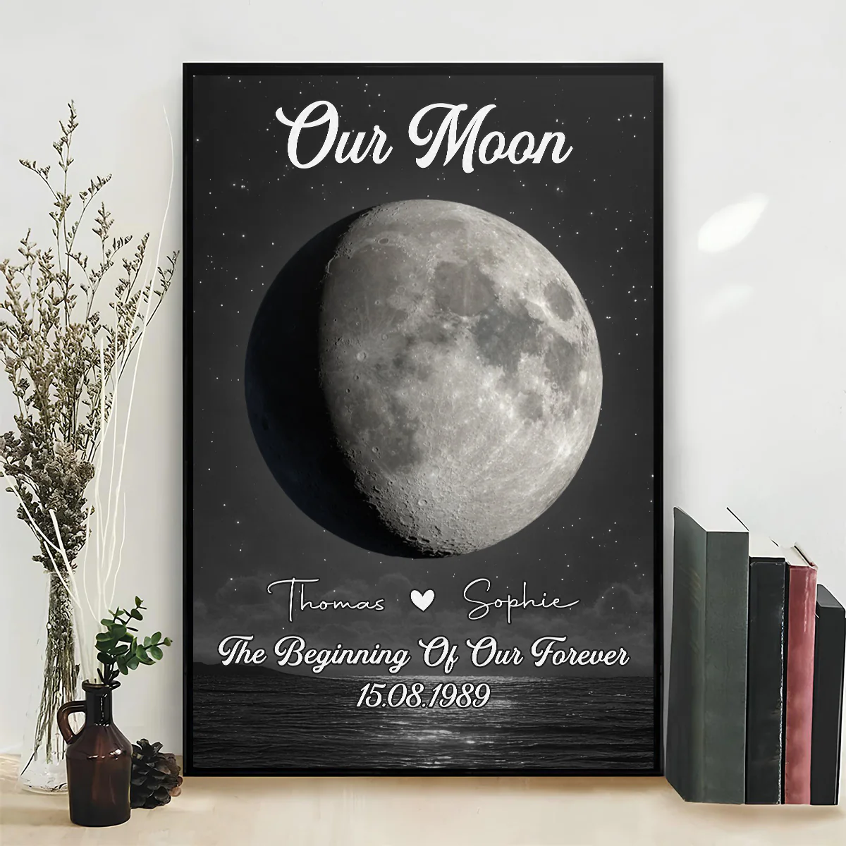 Our Moon - Personalized Custom Poster - Image 2
