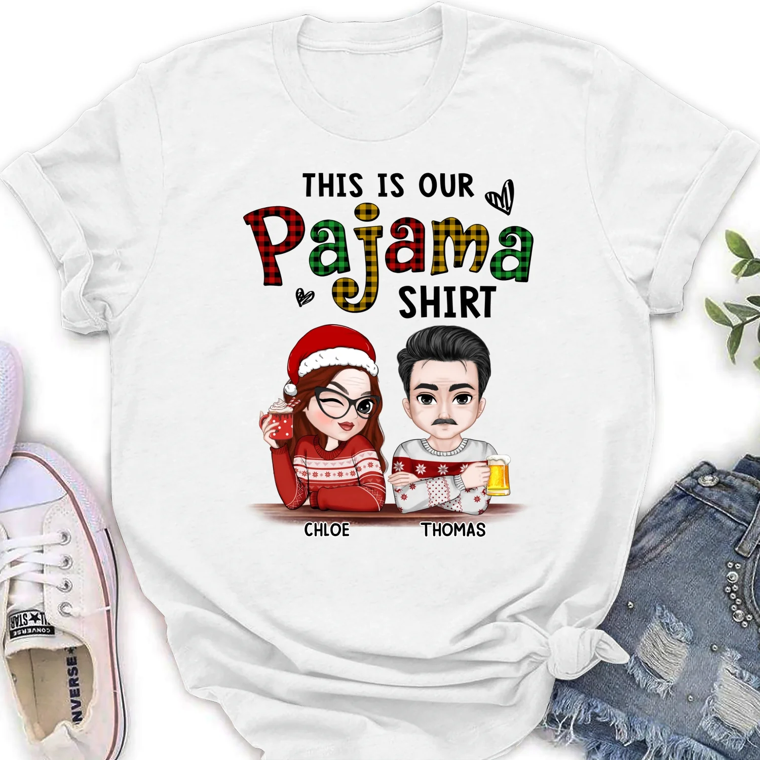 Our Pajama - Personalized Custom Shirt - Image 13