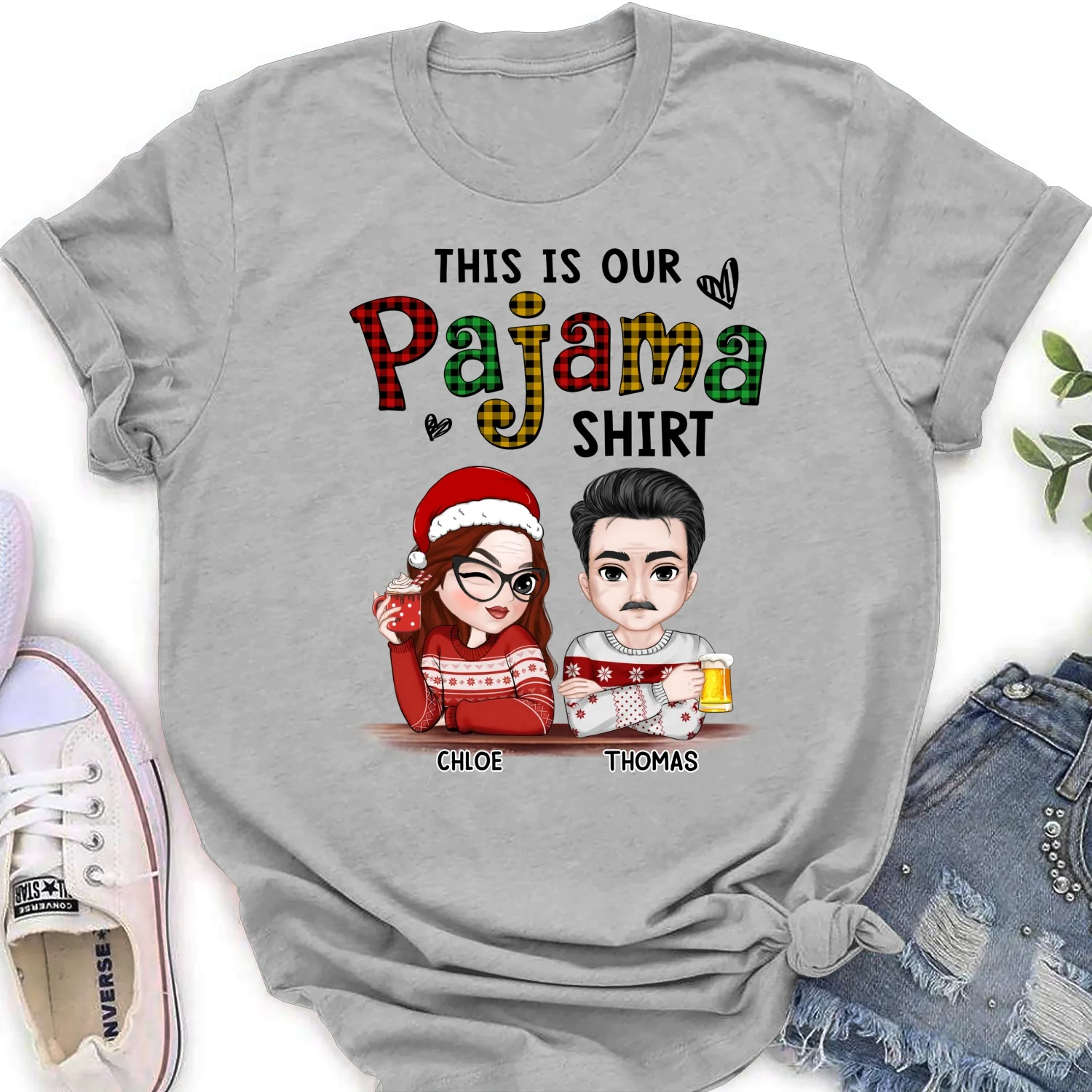 Our Pajama - Personalized Custom Shirt - Image 15