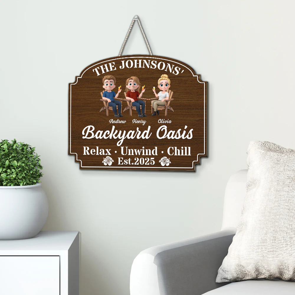 Our Poolside Paradise - Personalized Custom Wood Sign - Image 4